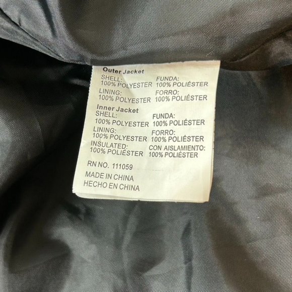 Pulse‎ Jacket Black Hooded Waterproof 3-In-1 Full Zip Size Youth XL (20) - Picture 8 of 11